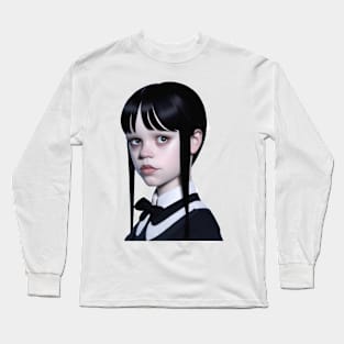 Wednesday Addams Cute Long Sleeve T-Shirt